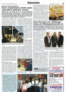 <b>Durch schöpferische Arbeit sollen Jugendliche gefördert werden</b>
